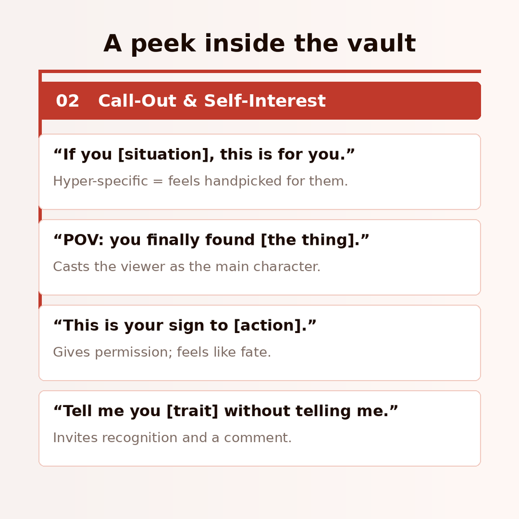 The UGC Hook Vault: 100 Script Frameworks That Sells