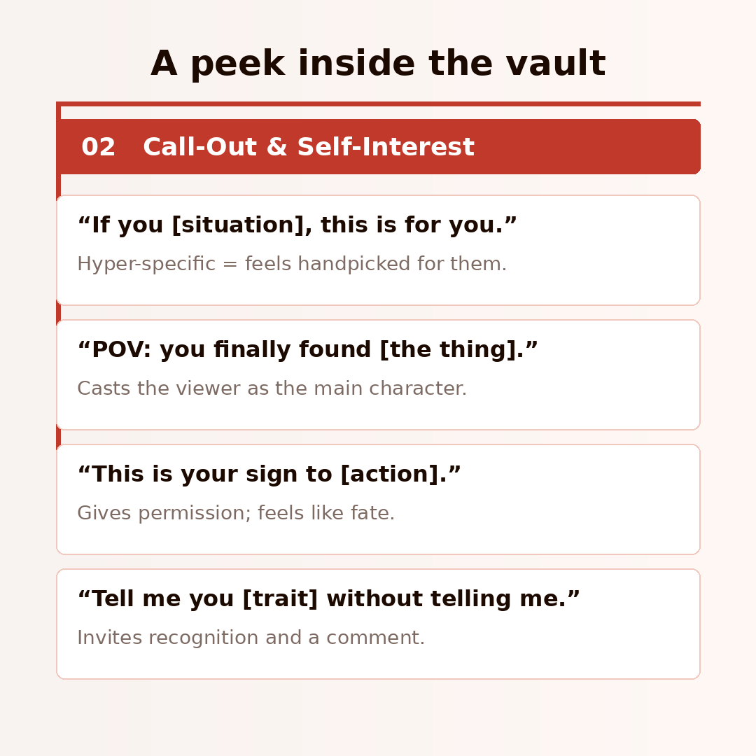 The UGC Hook Vault: 100 Script Frameworks That Sells