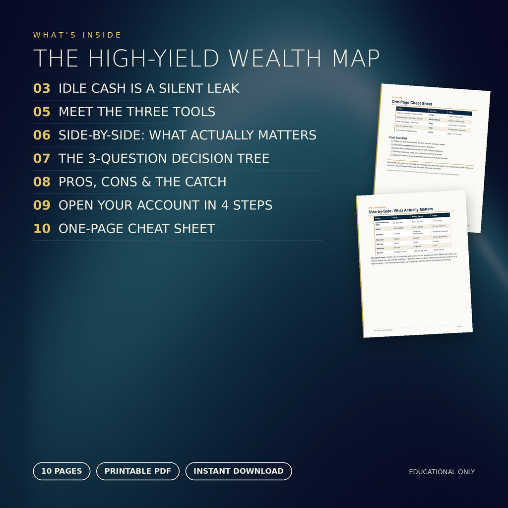 The High-Yield Wealth Map — Where to Park Your Cash for Maximum Return