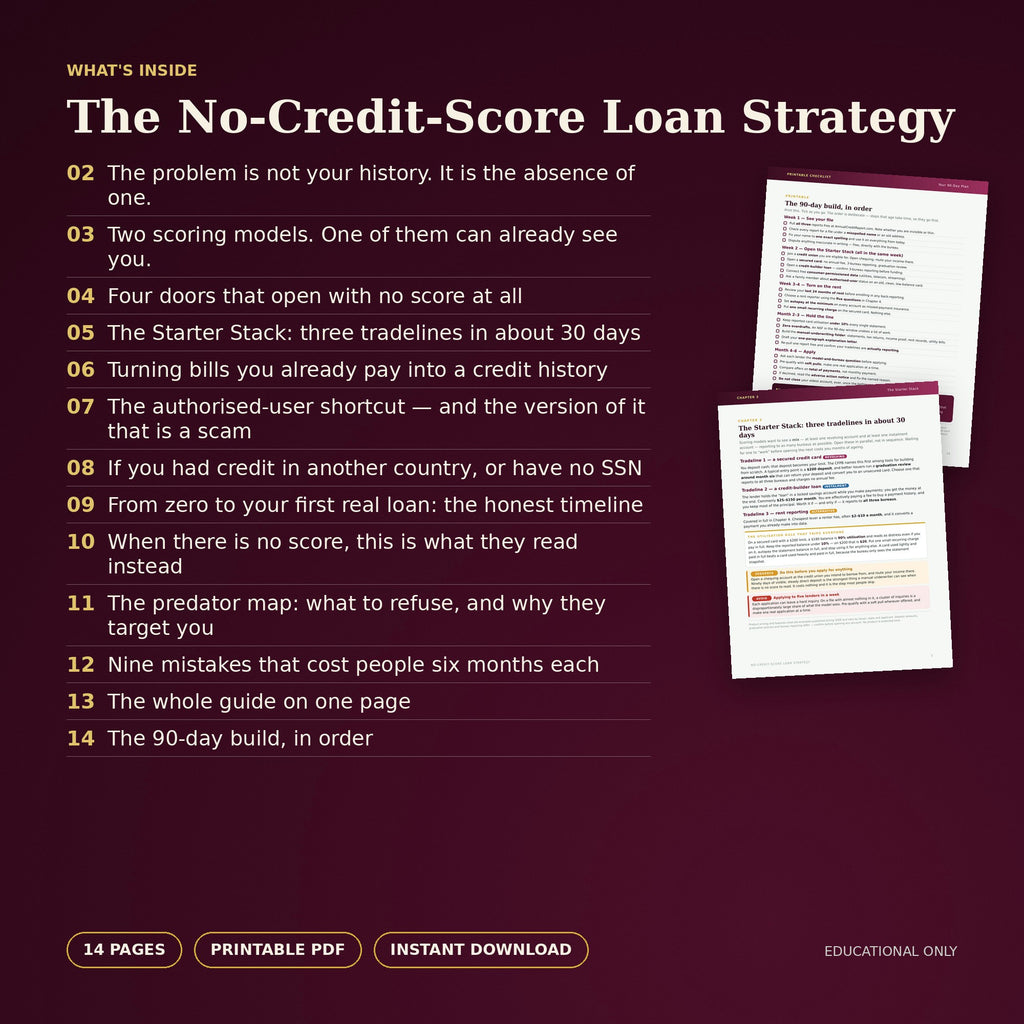 The No-Credit-Score Loan Strategy (2026)