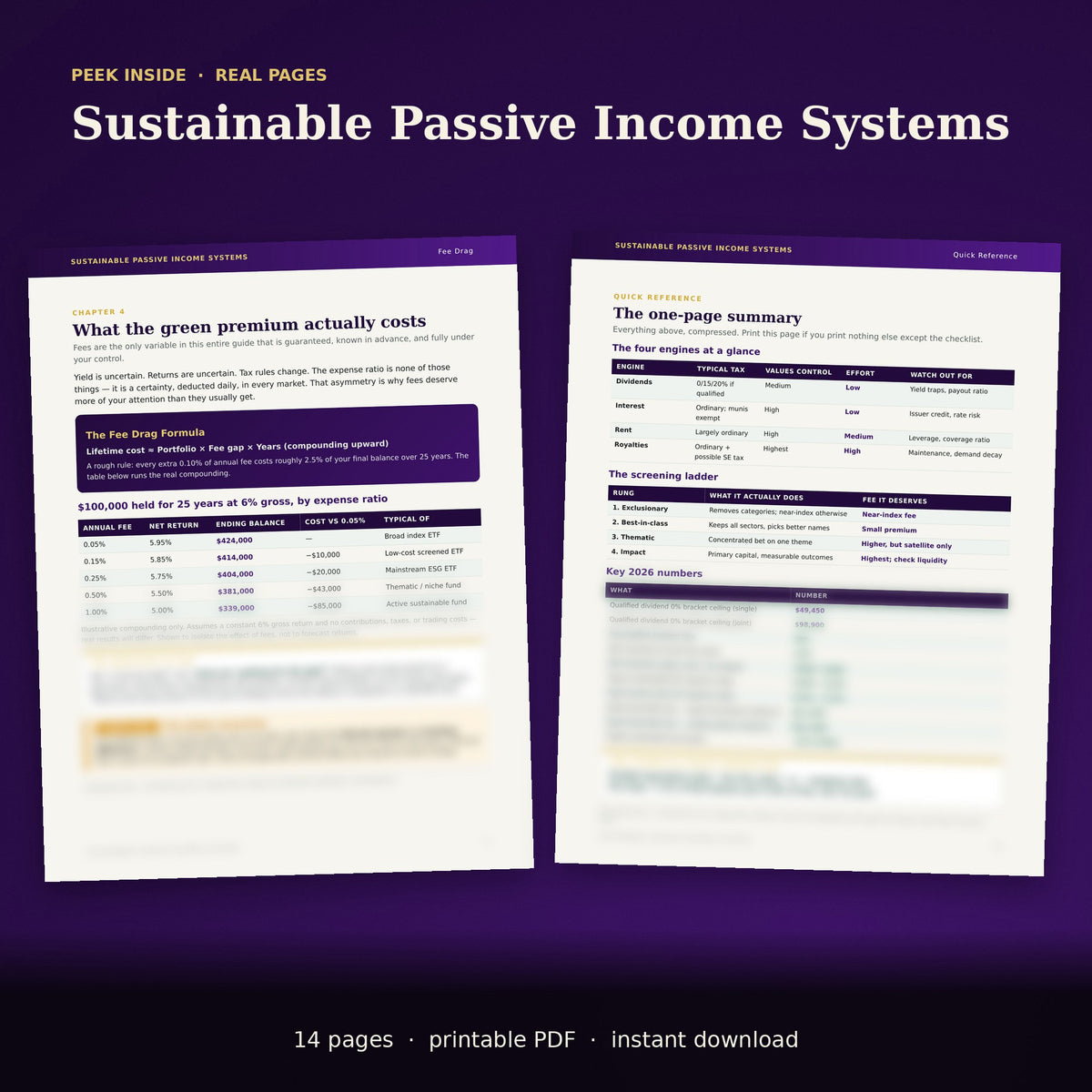 Sustainable Passive Income Systems - 2026 Edition