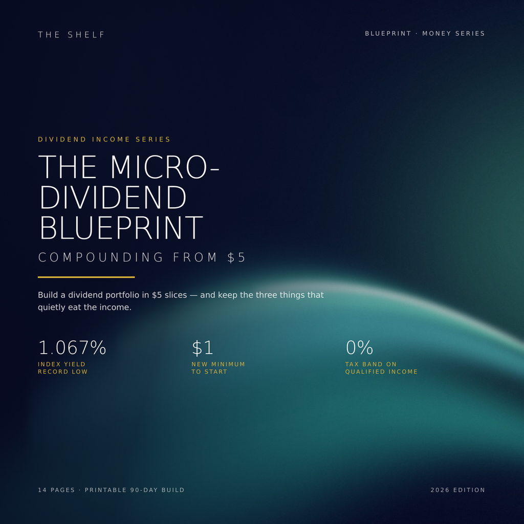 The Micro-Dividend Blueprint 2026 - Dividend Investing Guide for Beginners