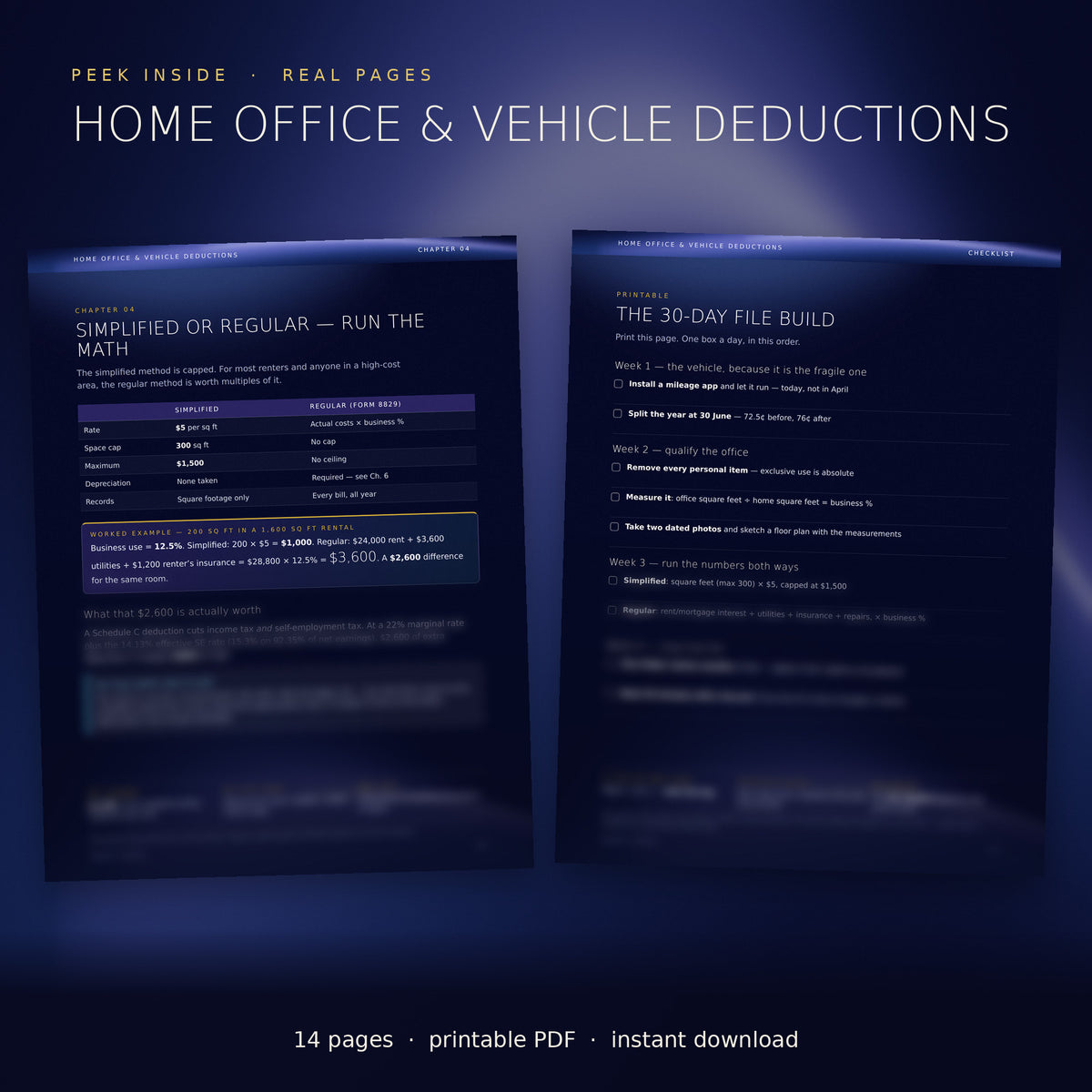 Home Office & Vehicle Deductions 2026 — Deep Dive Vol. 03