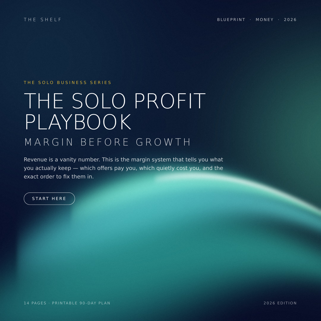 The Solo Profit Playbook 2026 - Margin Before Growth